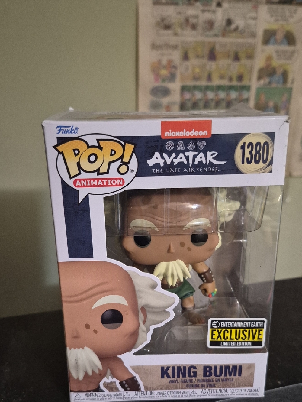 Funko Pop! Animation Avatar King Bumi #1380 - Brown & Green